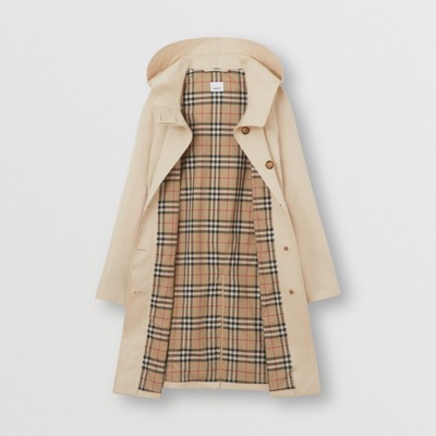 burberry short trench coat women's