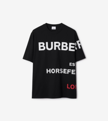 ホースフェリー コットンTシャツ (ブラック) - メンズ | Burberry®公式サイト