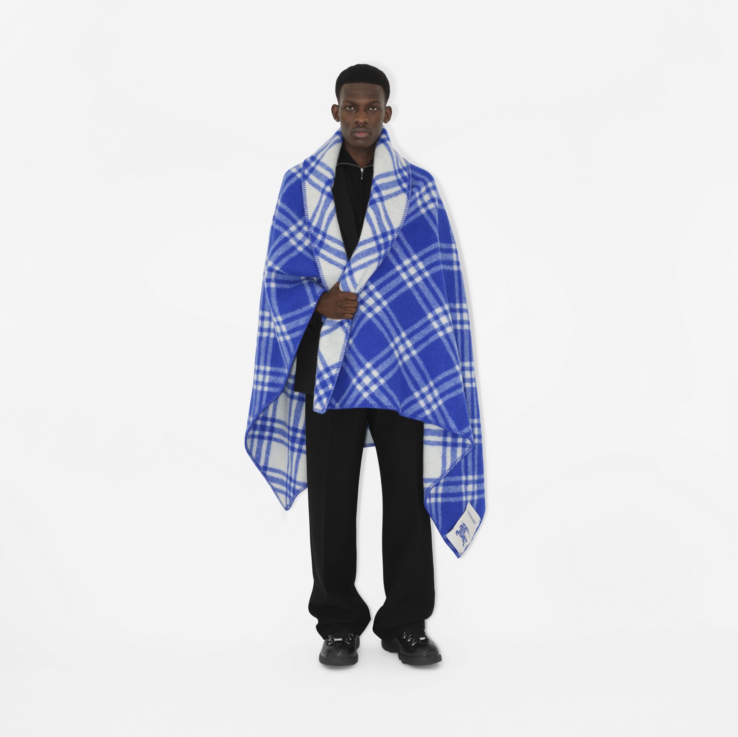 チェック ウール ブランケット (ナイト) | Burberry®公式サイト チェック ウール ブランケット (ナイト) | Burberry®公式サイト