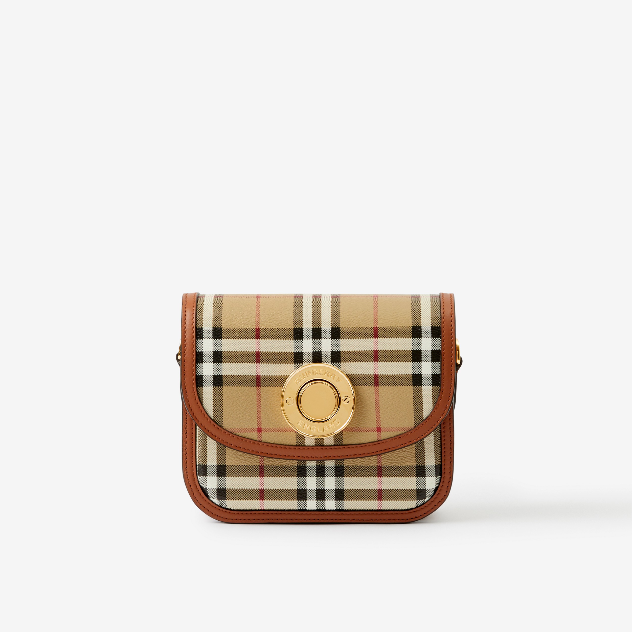 Small Elizabeth Bag in Archive Beige/briar Brown - Women | Burberry® Official - 1