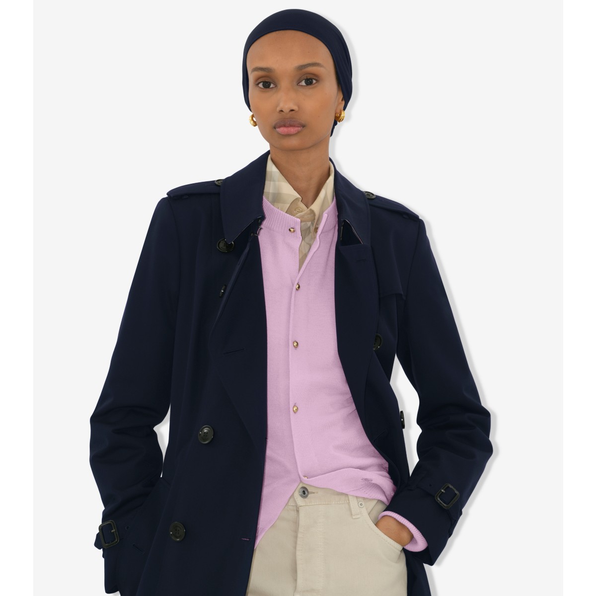  Check Long Chelsea Heritage Trench Coat