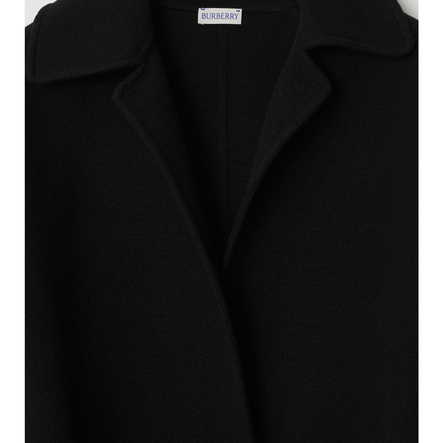 Burberry peak lapel hot sale cashmere wrap coat