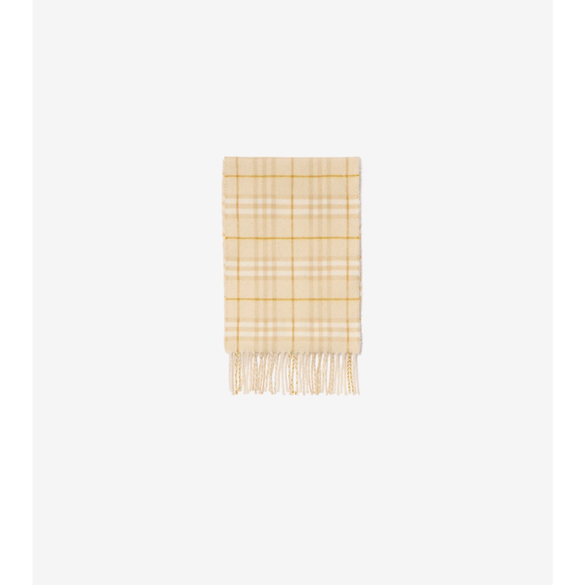  Check Cashmere Blend Scarf