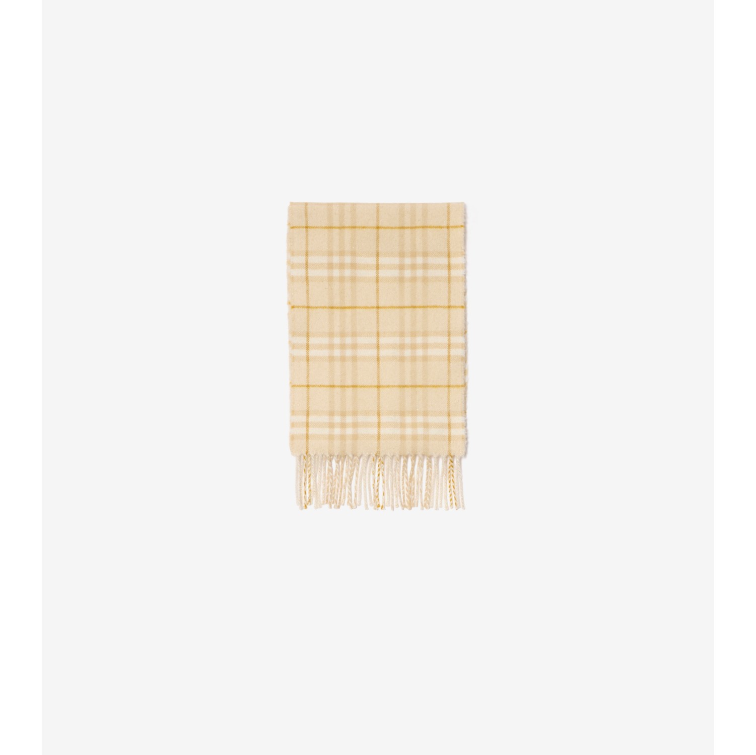 Check Cashmere Blend Scarf