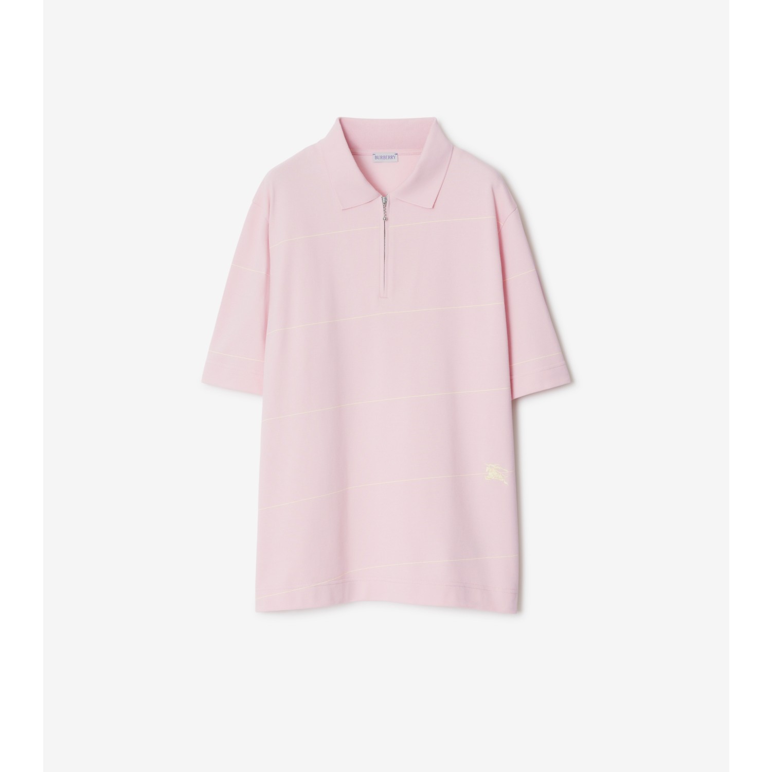 Pink burberry online polo