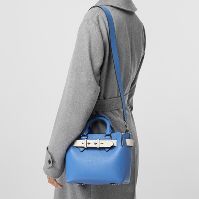 Mini Leather Belt Bag in Hydrangea Blue 