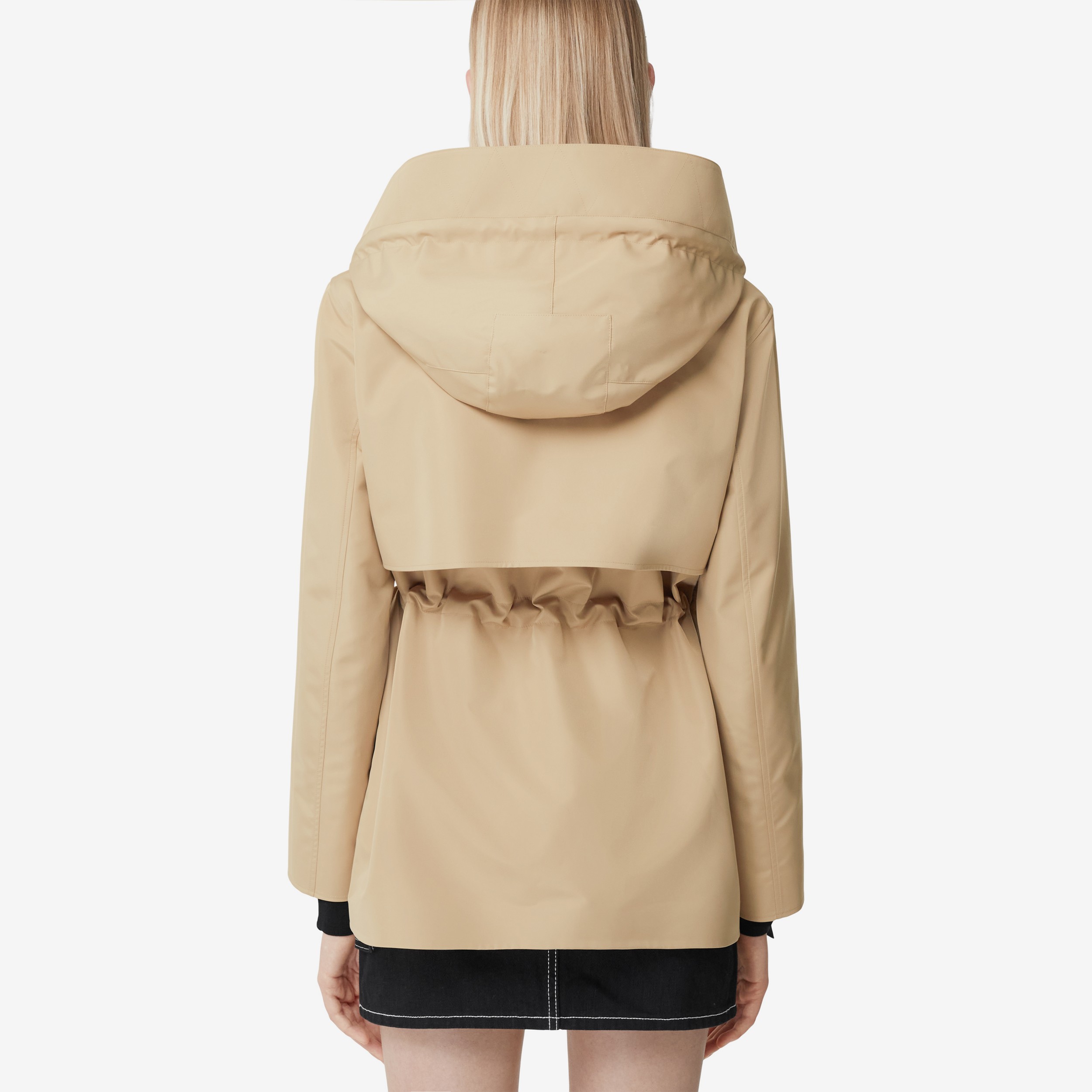 Lightweight Hooded Jacket in Soft Fawn - Women | Burberry® Official - 3