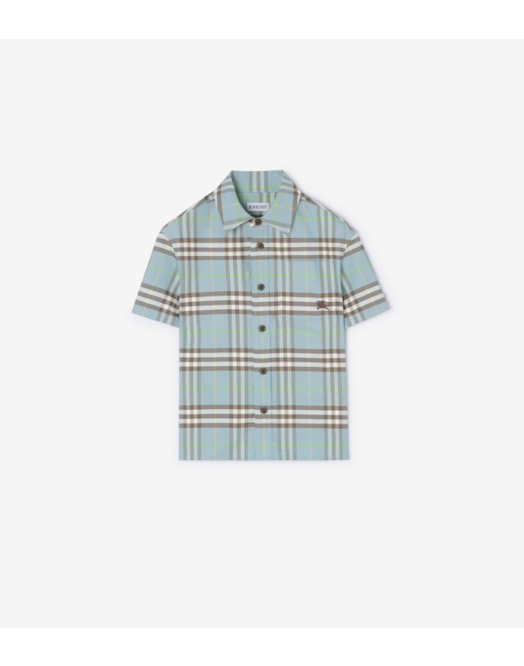 Check Cotton Oxford Shirt
