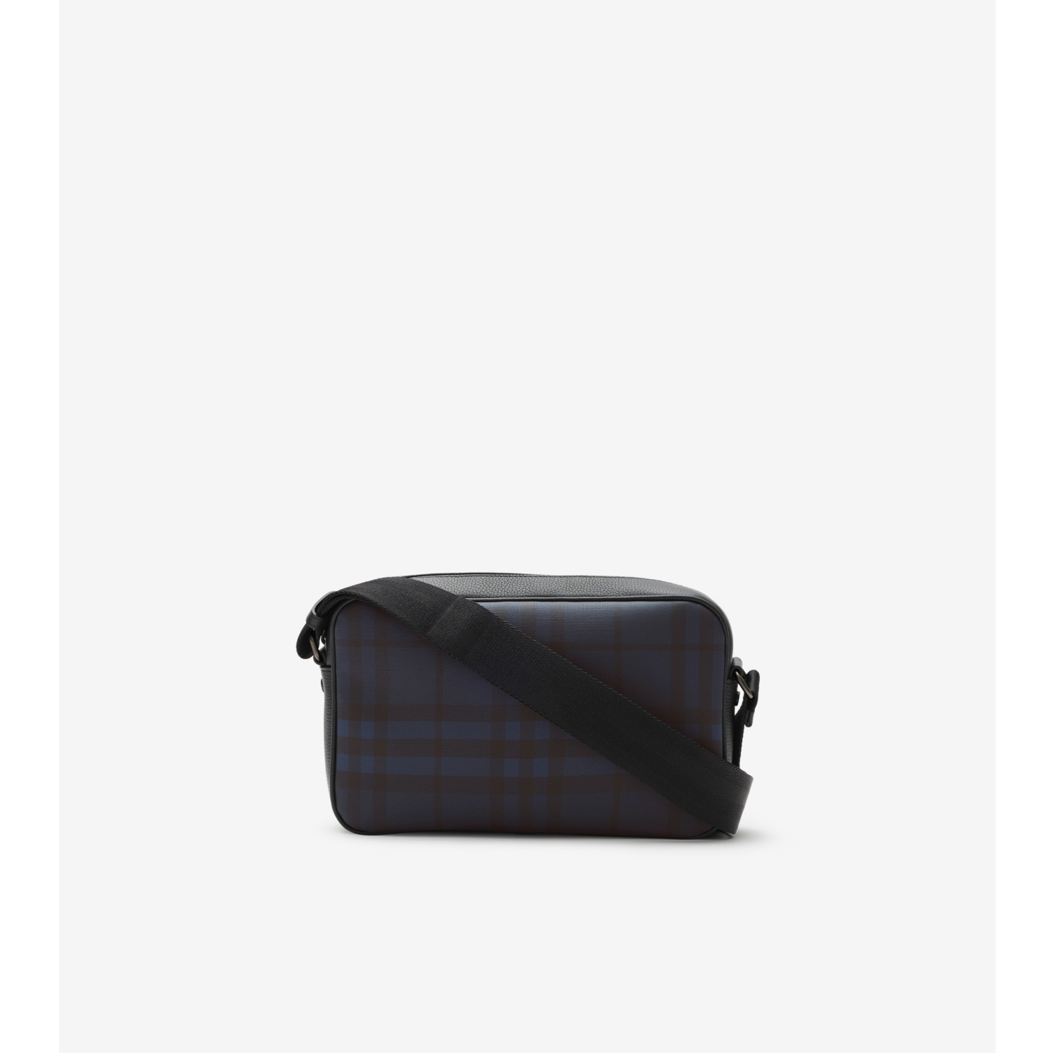 City Check Crossbody Bag in Navy - Men, Cotton, Technical | Burberry® Official
