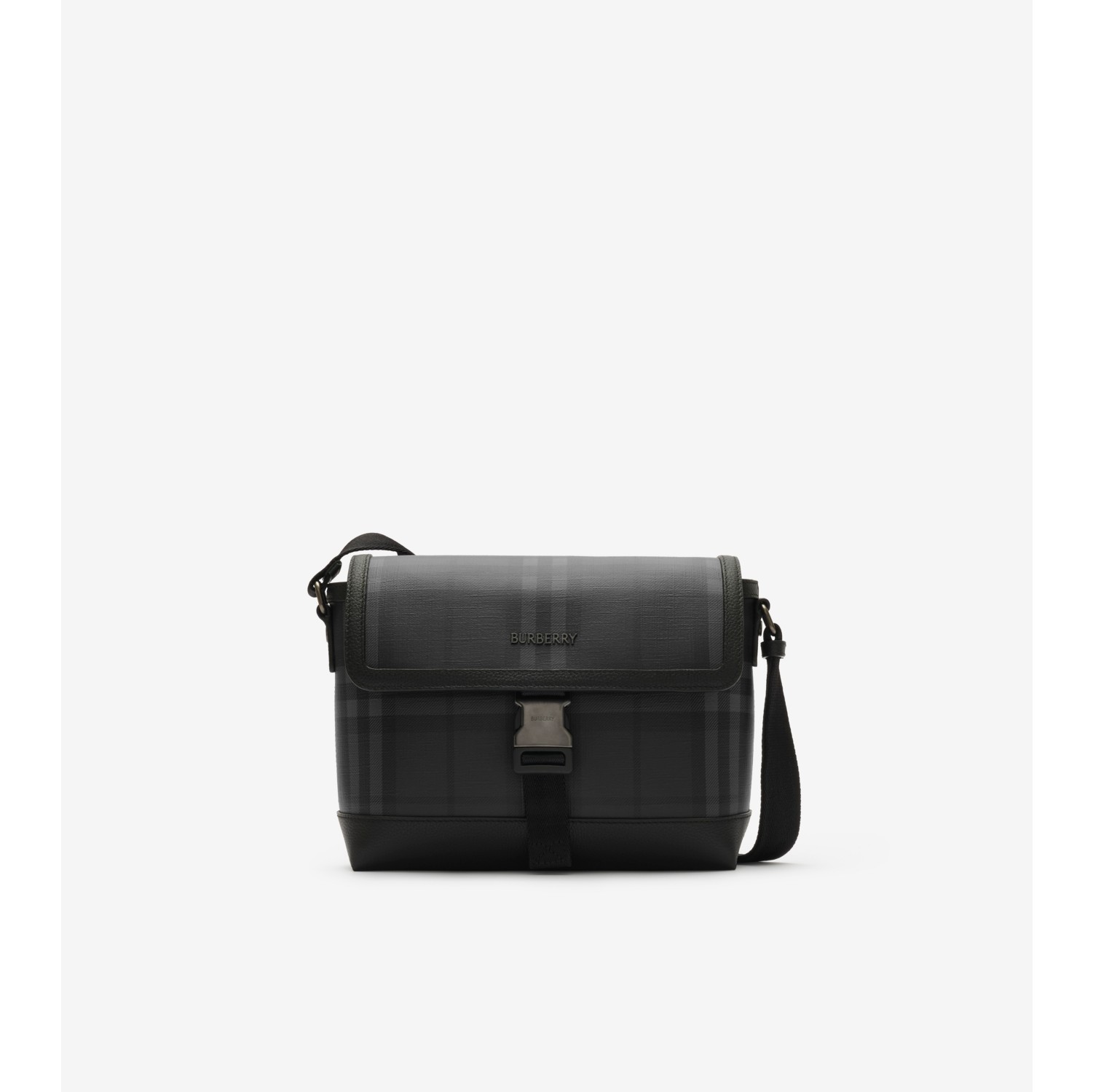 Small City Check Clip Messenger Bag