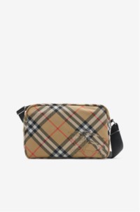 Check Crossbody Bag​ in colour Sand