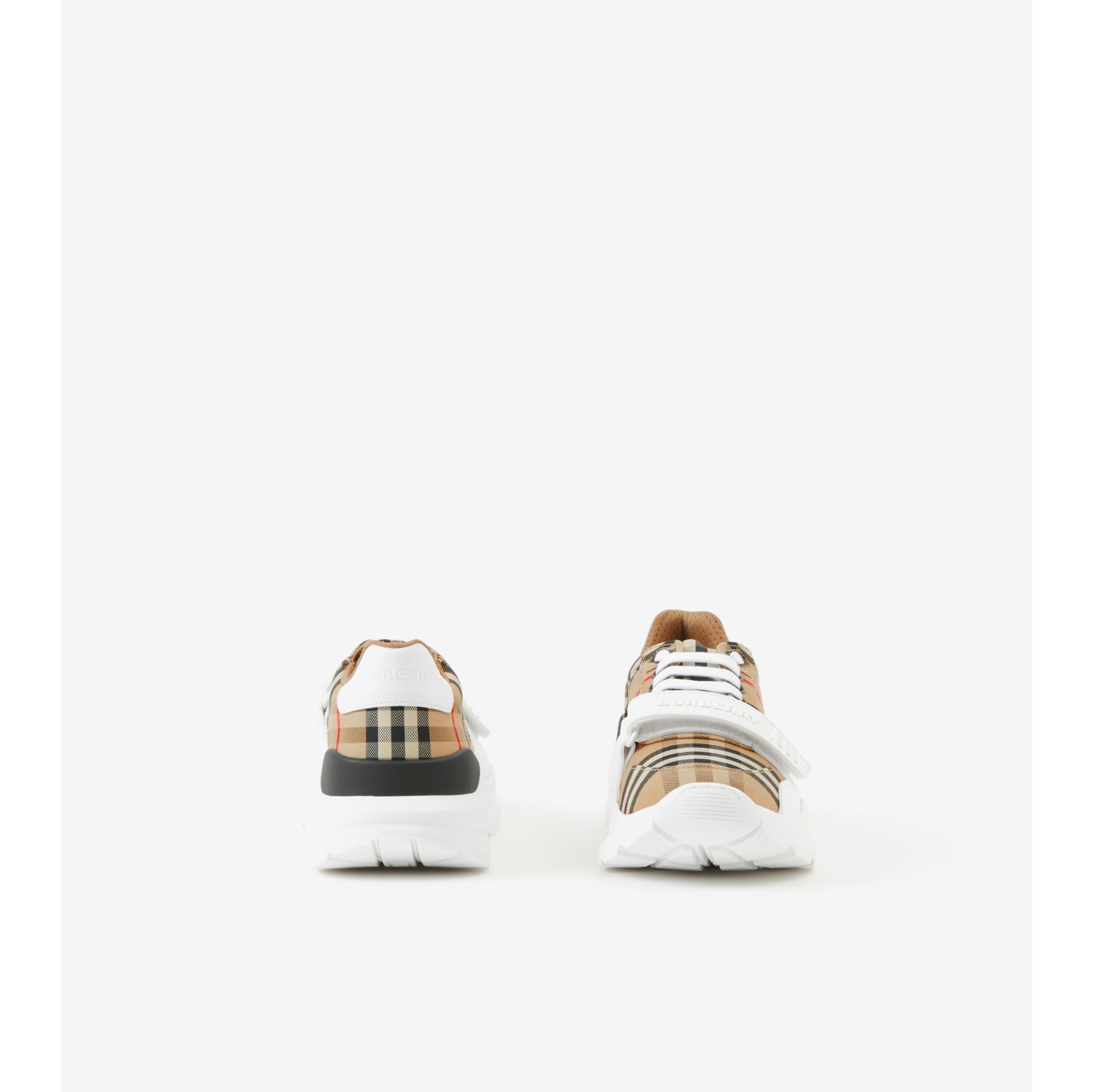 Burberry Vintage Check, Suede & Leather Archive Beige Low Top Sneakers -  Sneak in Peace