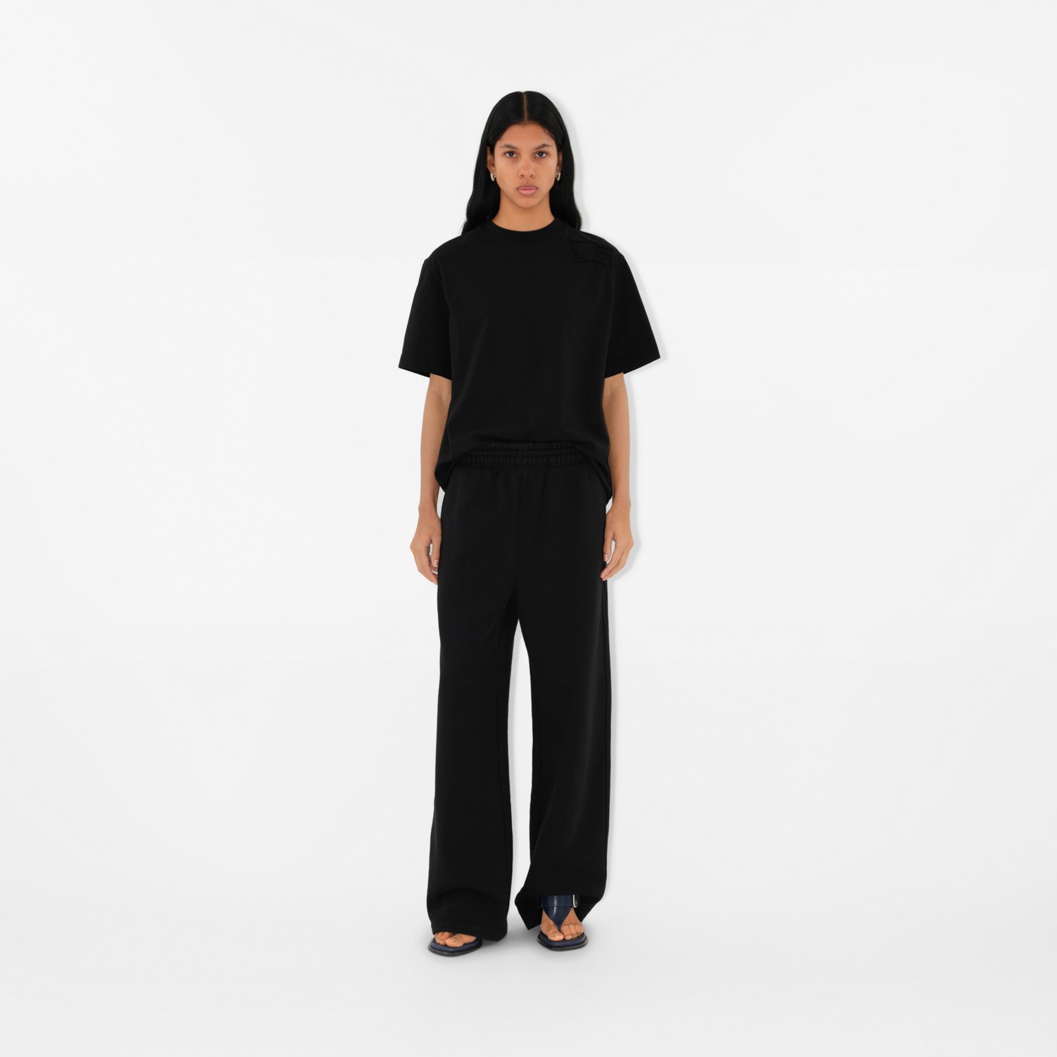 コットンTシャツ (ブラック) - ウィメンズ, コットン | Burberry コットンTシャツ (ブラック) - ウィメンズ, コットン | Burberry
