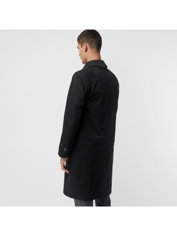 Reversible Wool Cashmere and Cotton Car Coat in Black - Men | Burberry ...