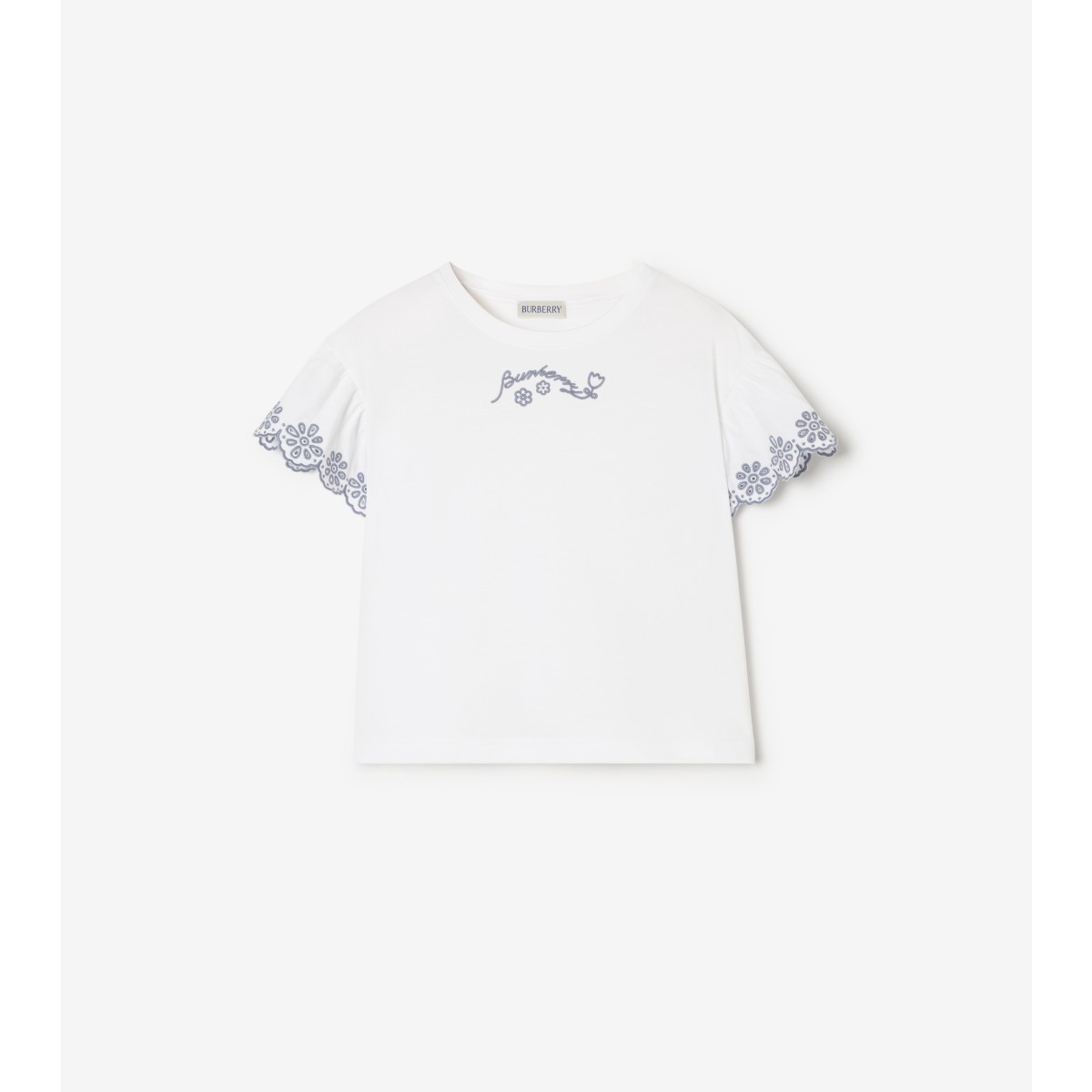  Floral Broderie Anglaise T-shirt