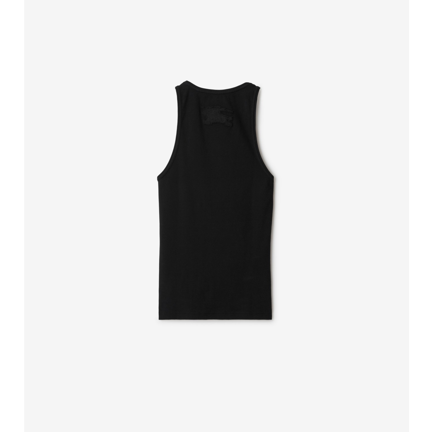 Stretch Cotton Vest in Black | Burberry® Official