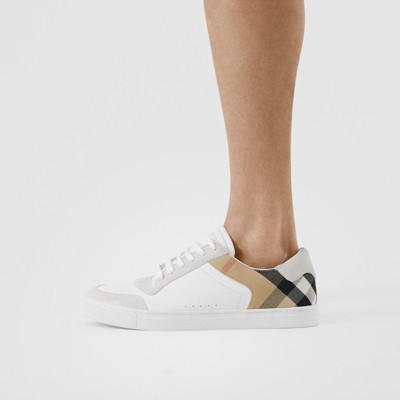 burberry white shoes