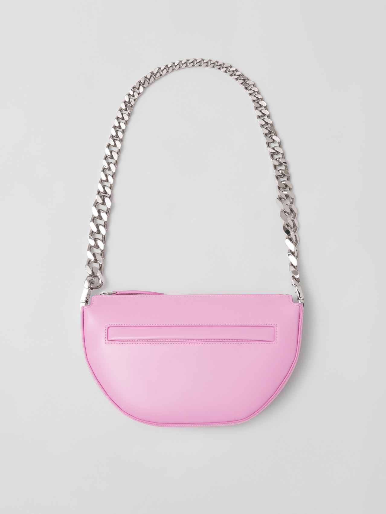 Mini Leather Zip Olympia Bag in Primrose Pink