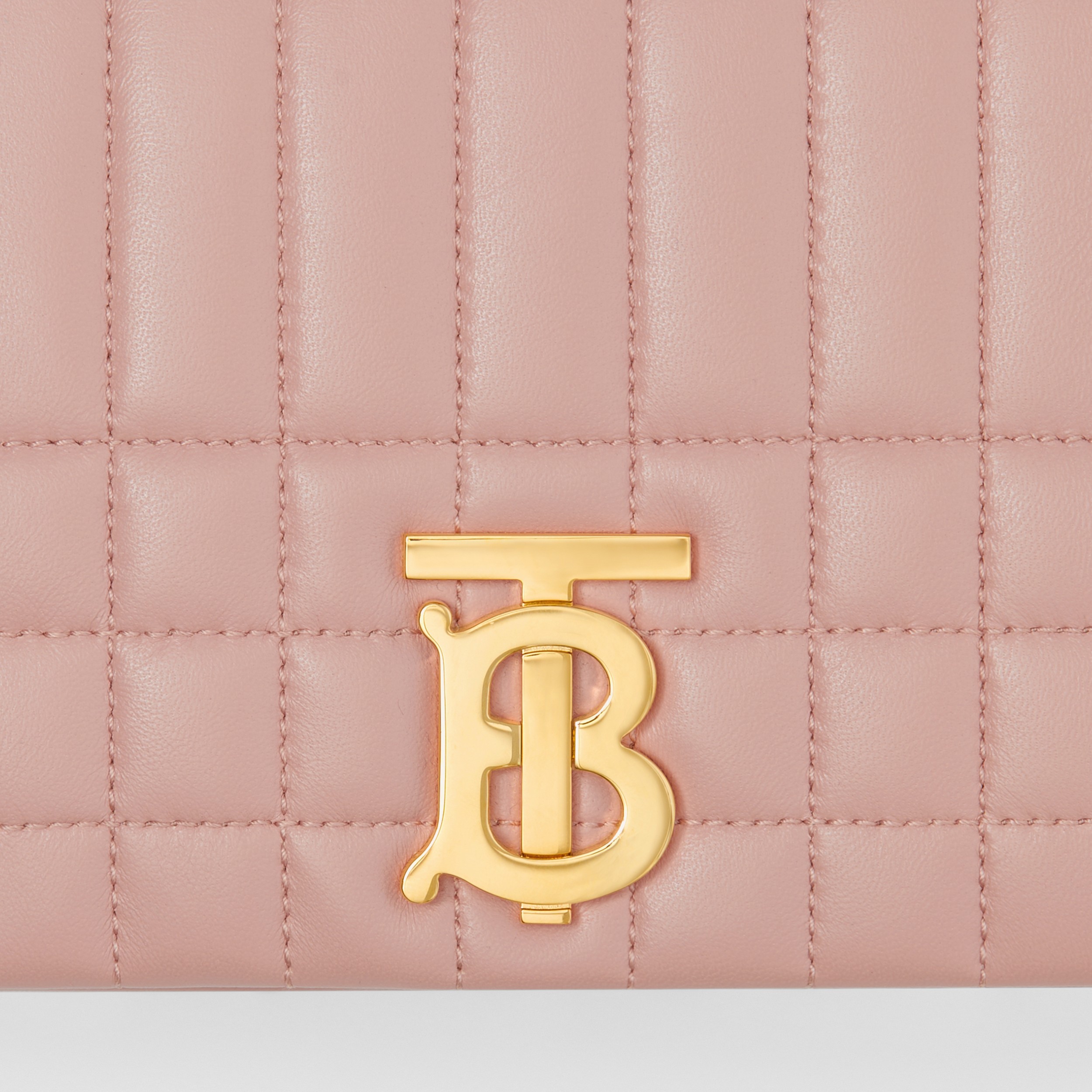 Quilted Leather Small Lola Bag in Dusky Pink - Women | Burberry® Official - 2