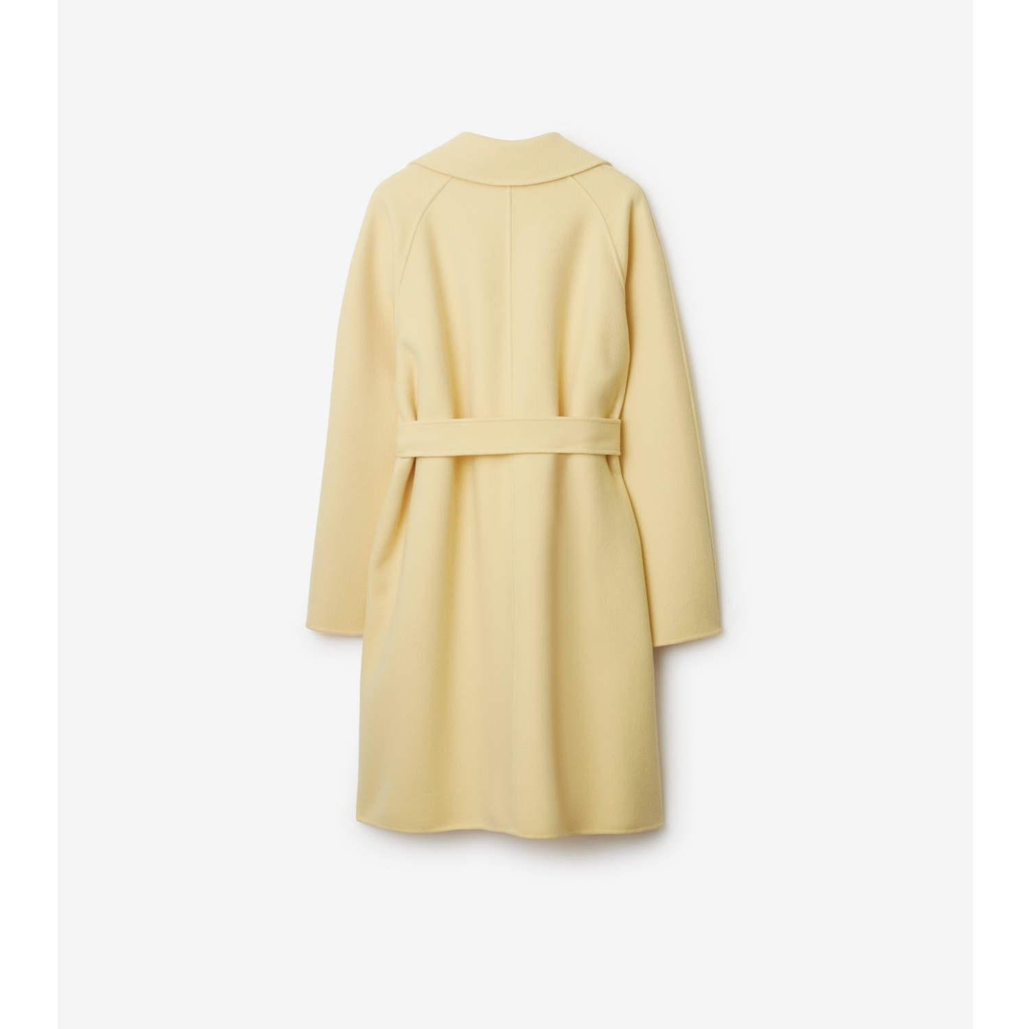 Cashmere Wrap Coat in Daffodil - Women | Burberry® Official