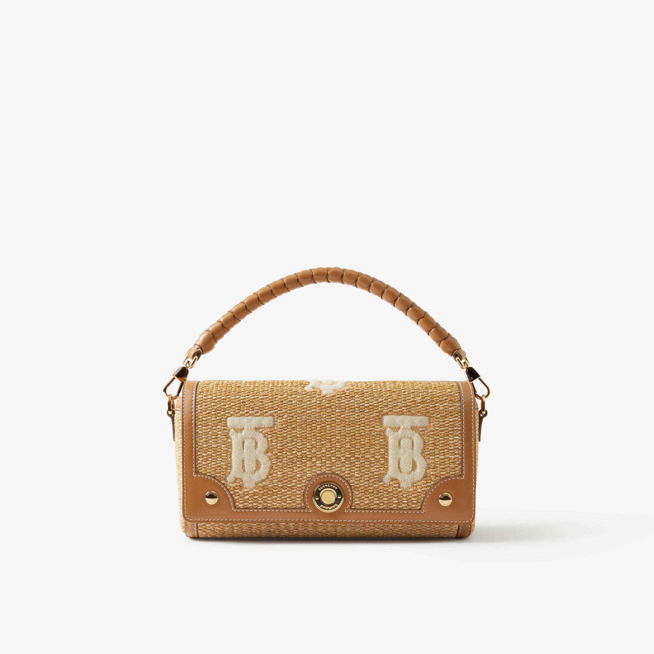 Top Handle Note Bag in Natural - Women | Burberry® Official - 1