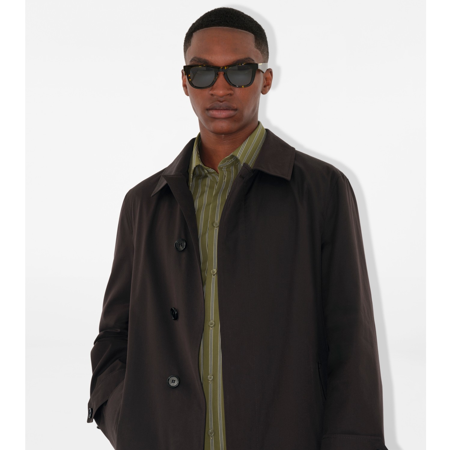 Long Highgrove Gabardine Car Coat