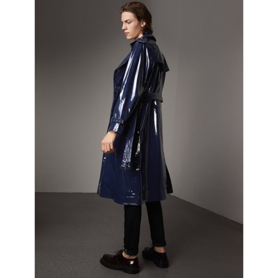 burberry navy trench