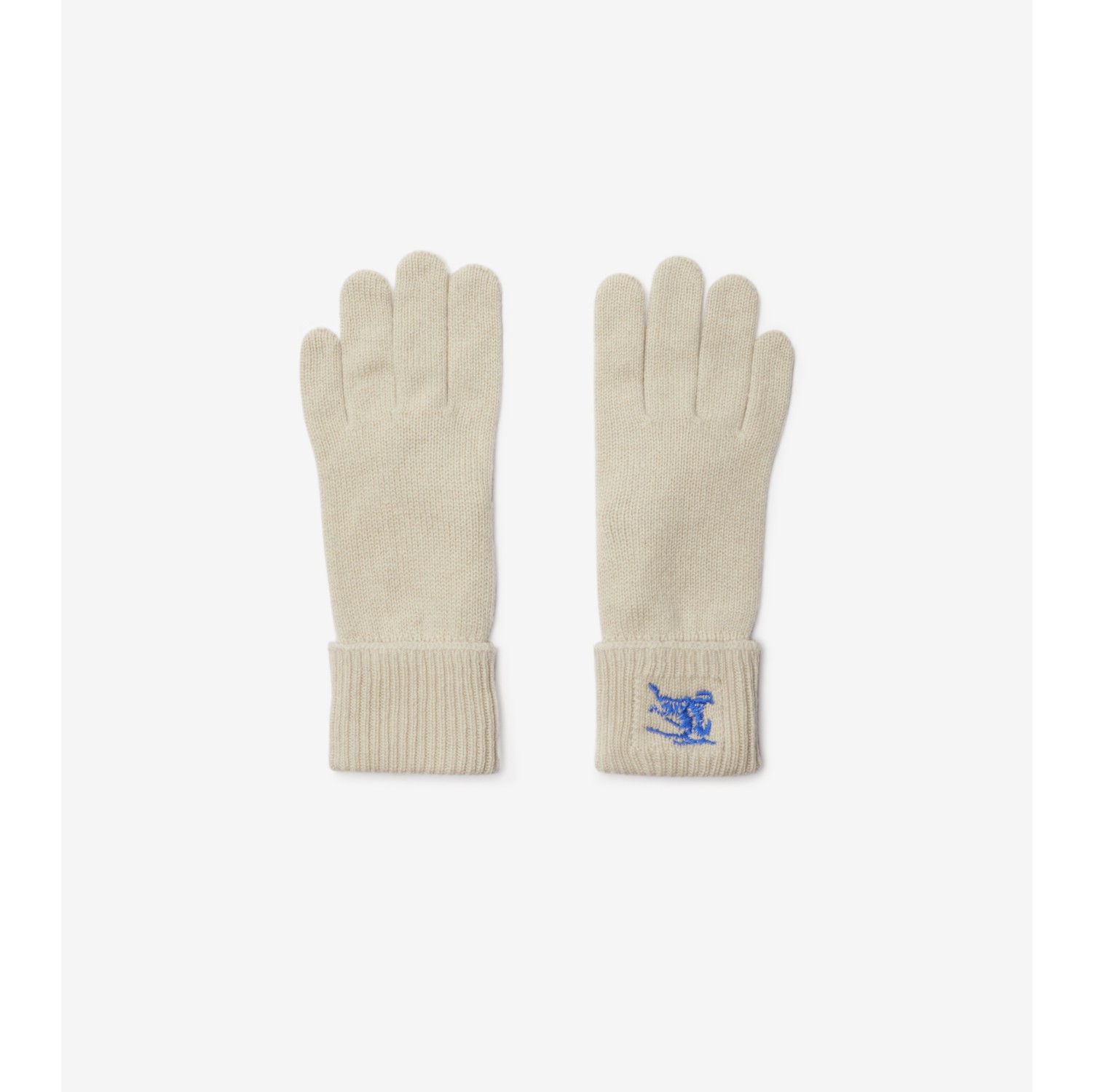 Cashmere Blend Gloves in Plaster - Men | Burberry® Official