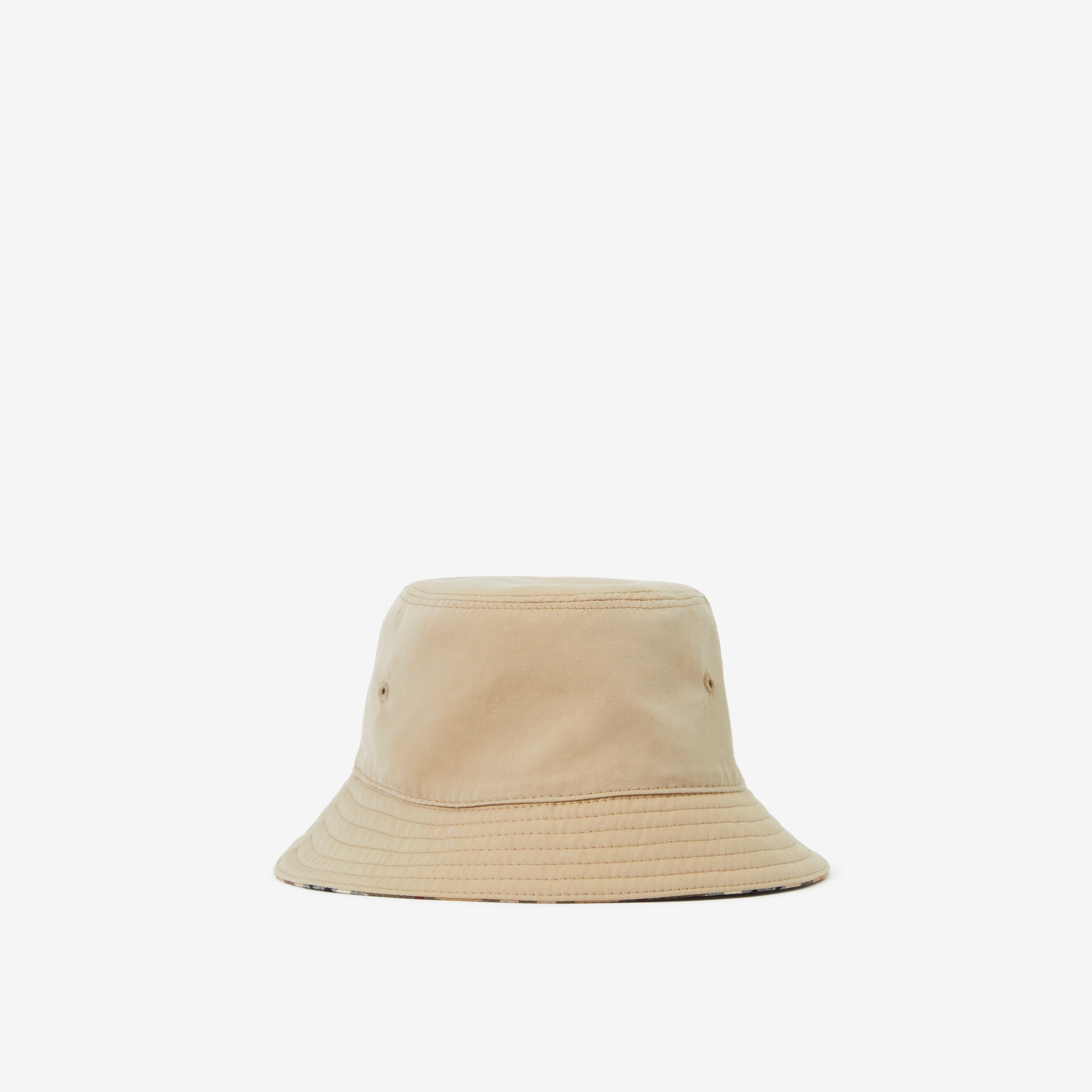 Sombrero de pesca reversible en algodón de gabardina (Miel) - Niños | Burberry® oficial - 2