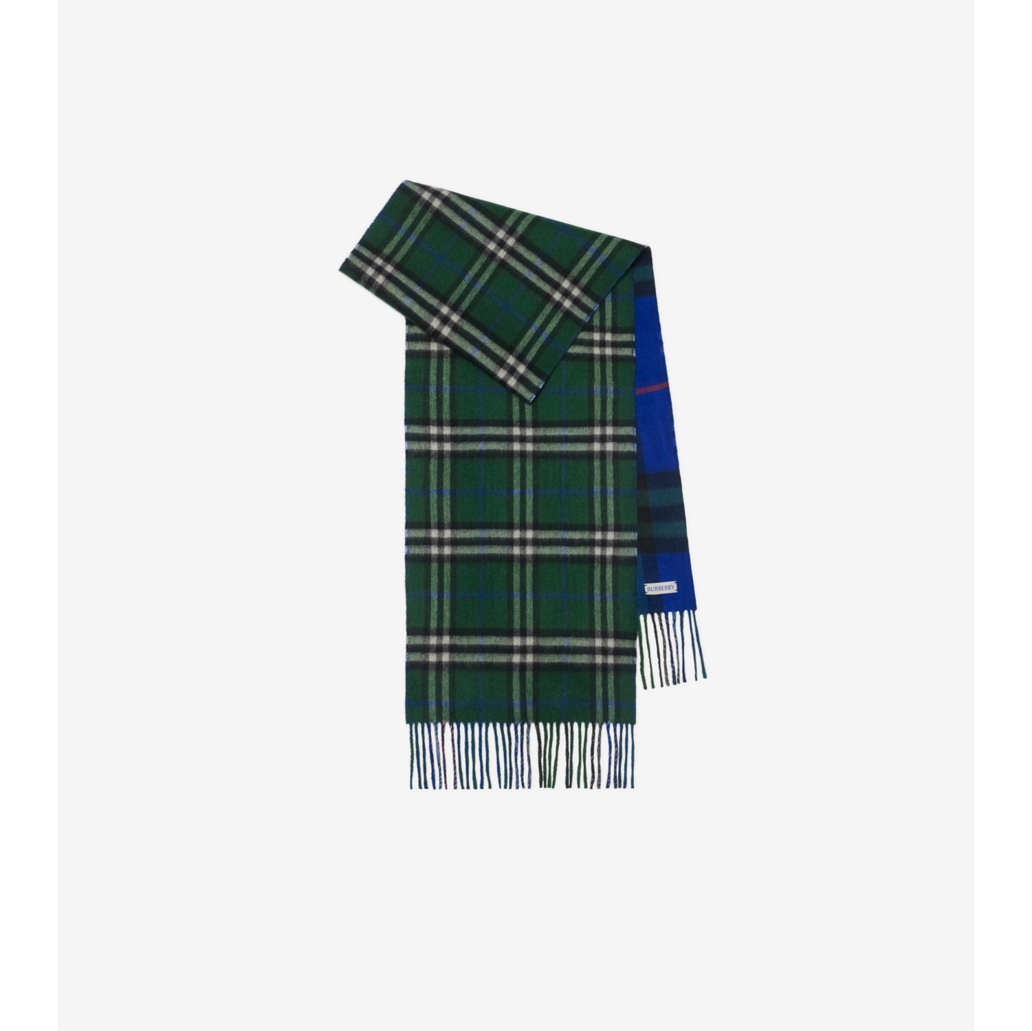 Reversible Check Cashmere Scarf