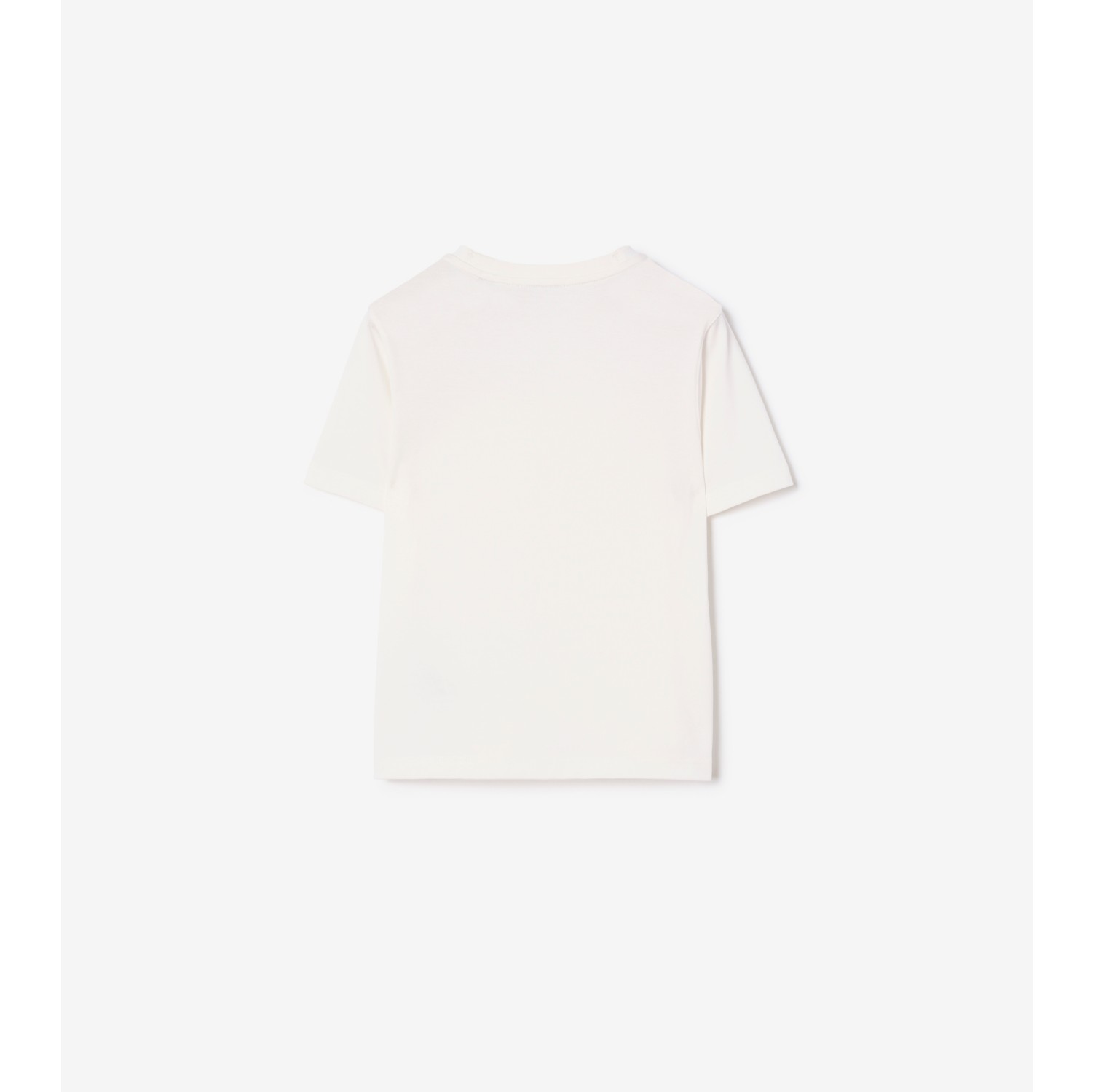 Baumwoll-T-Shirt mit Karobesatz