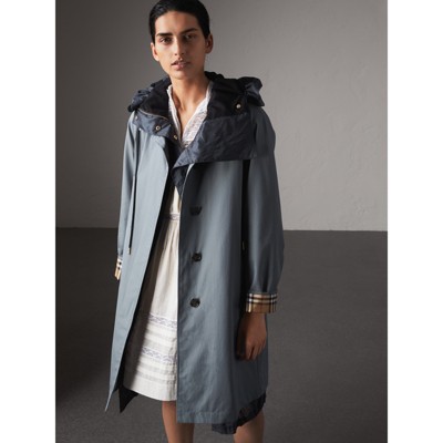 burberry trench coat womens grey