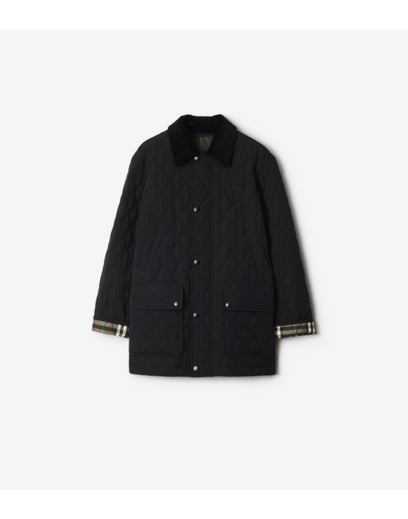 Quilted Nylon Barn Jacket