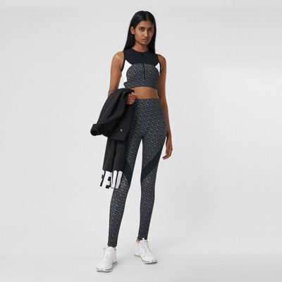 burberry crop top and leggings