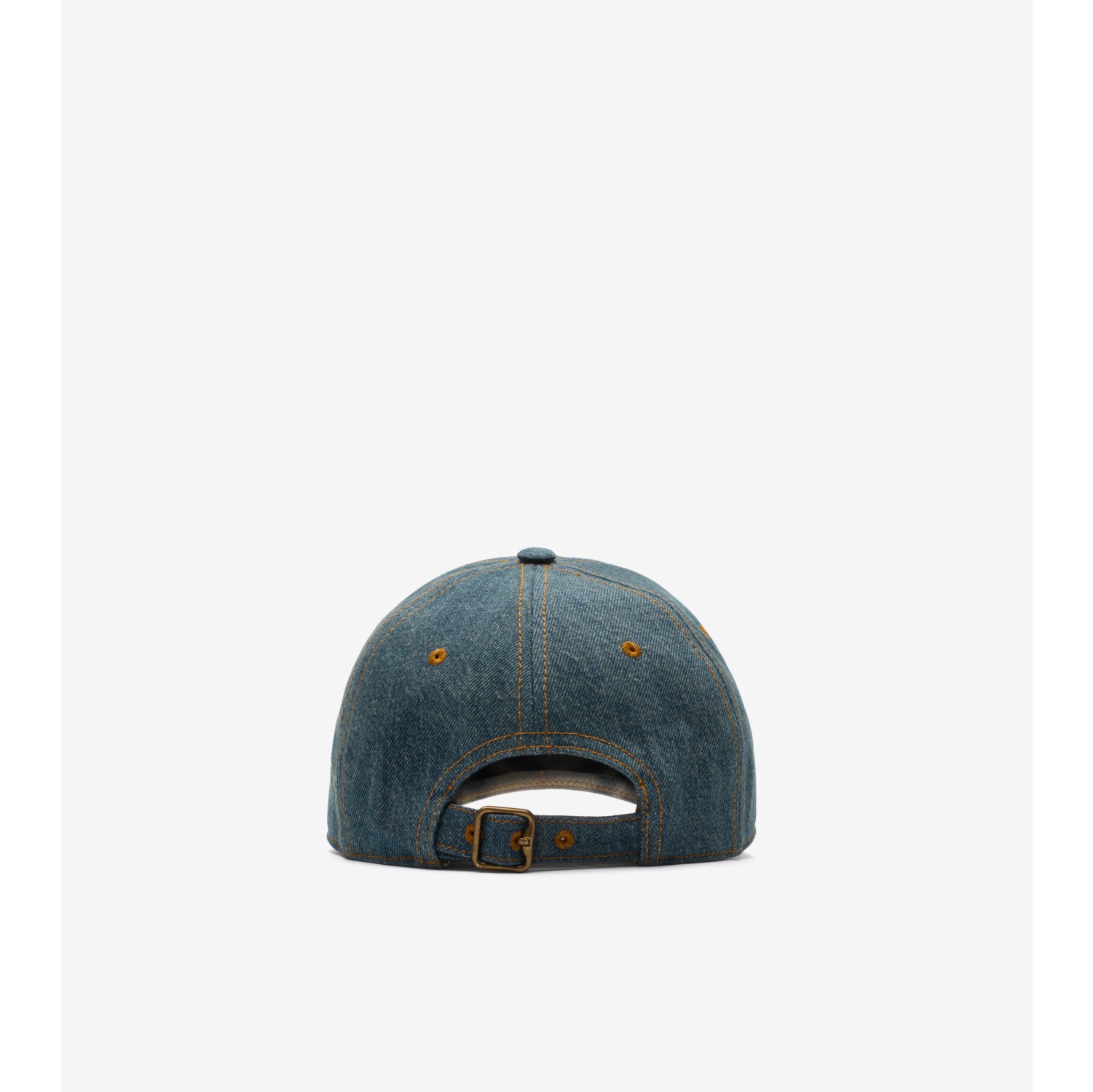 Denim Baseball Cap in Indigo blue - Men | Burberry® Official