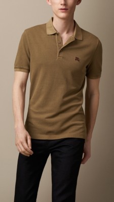 cotton jersey double dyed polo shirt