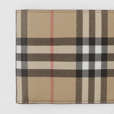 burberry check wallet