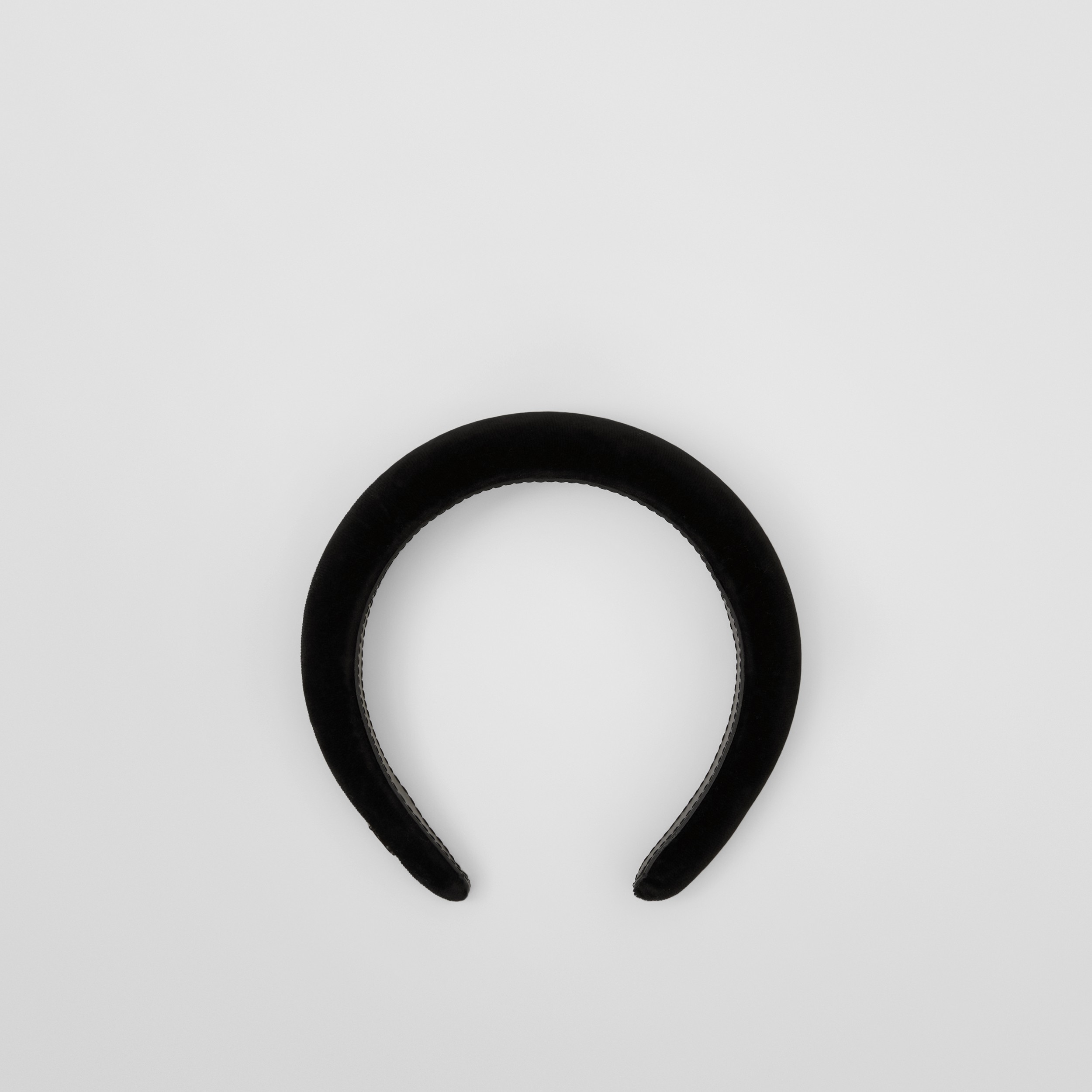 Velvet Hairband in Black - Women | Burberry® Official - 1