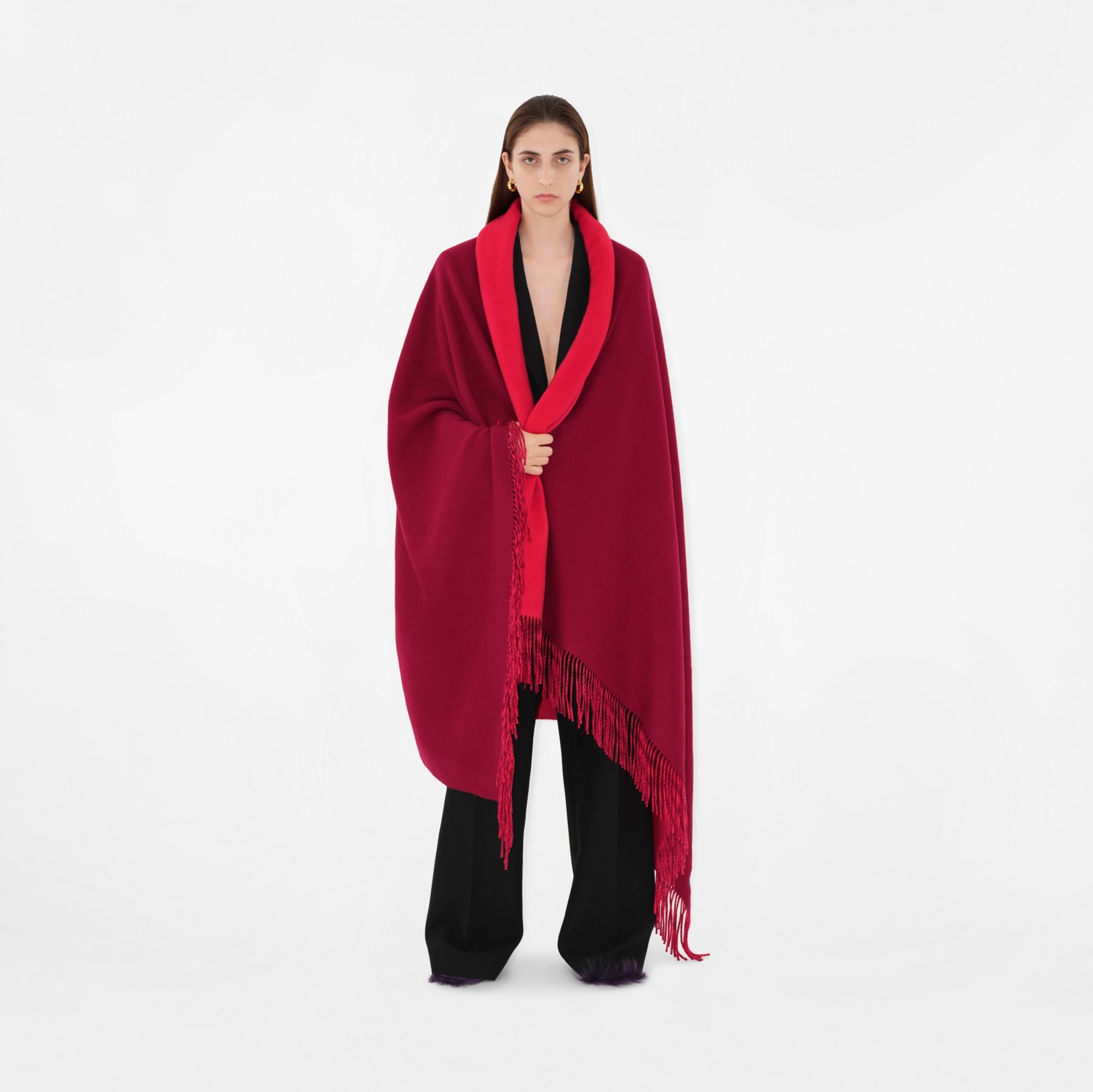 EKD Cashmere Blanket in Ripple/pillar | Burberry® Official