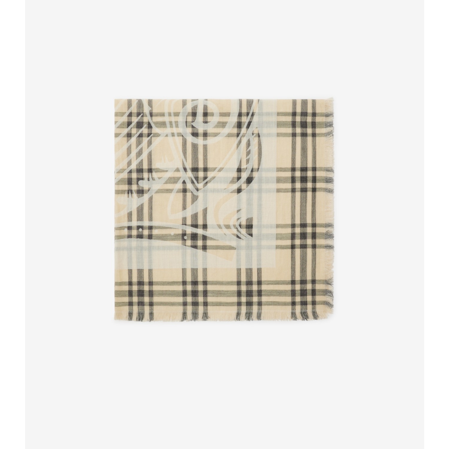 EKD Check Wool Blend Scarf