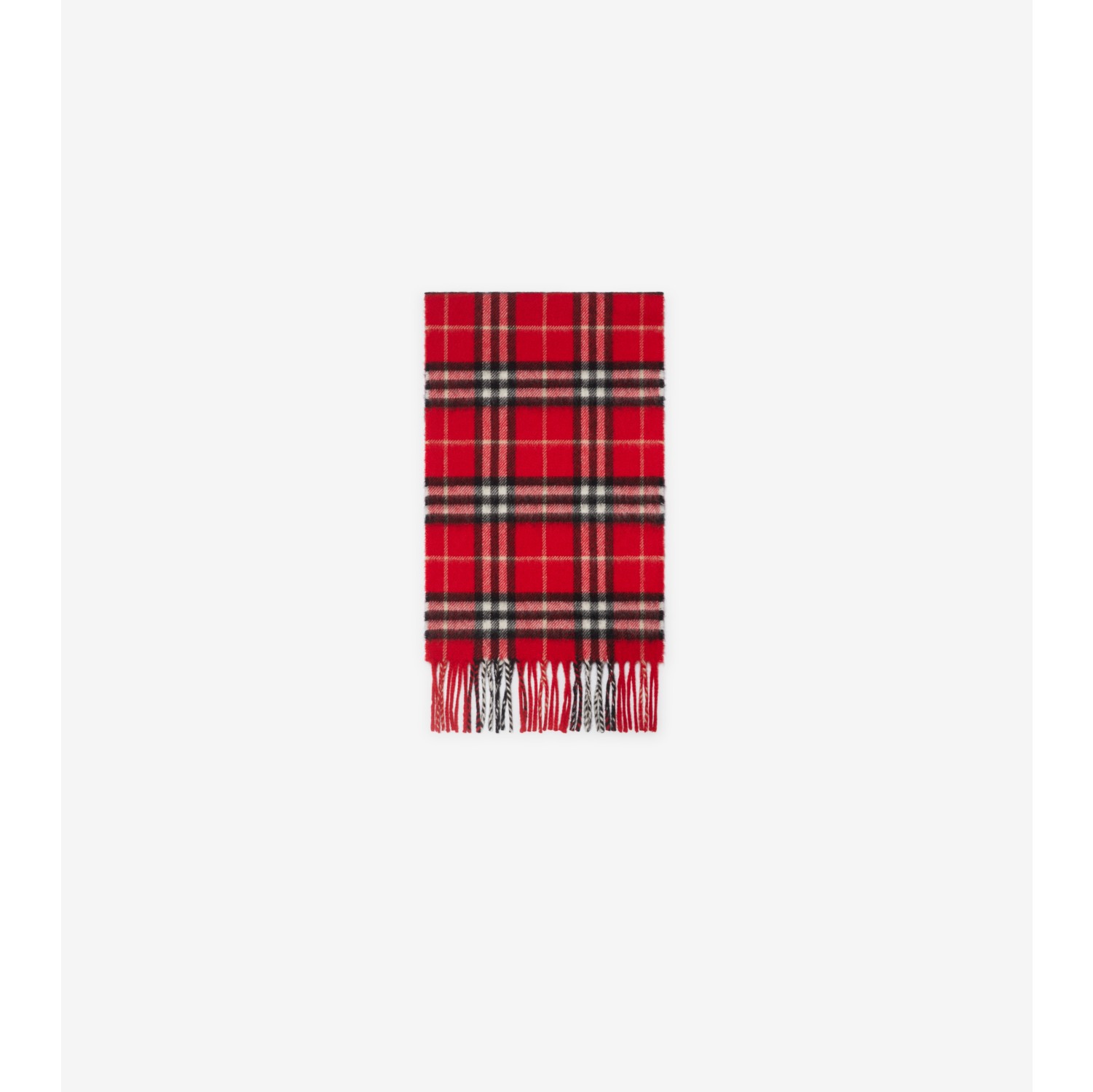 Check Cashmere Scarf