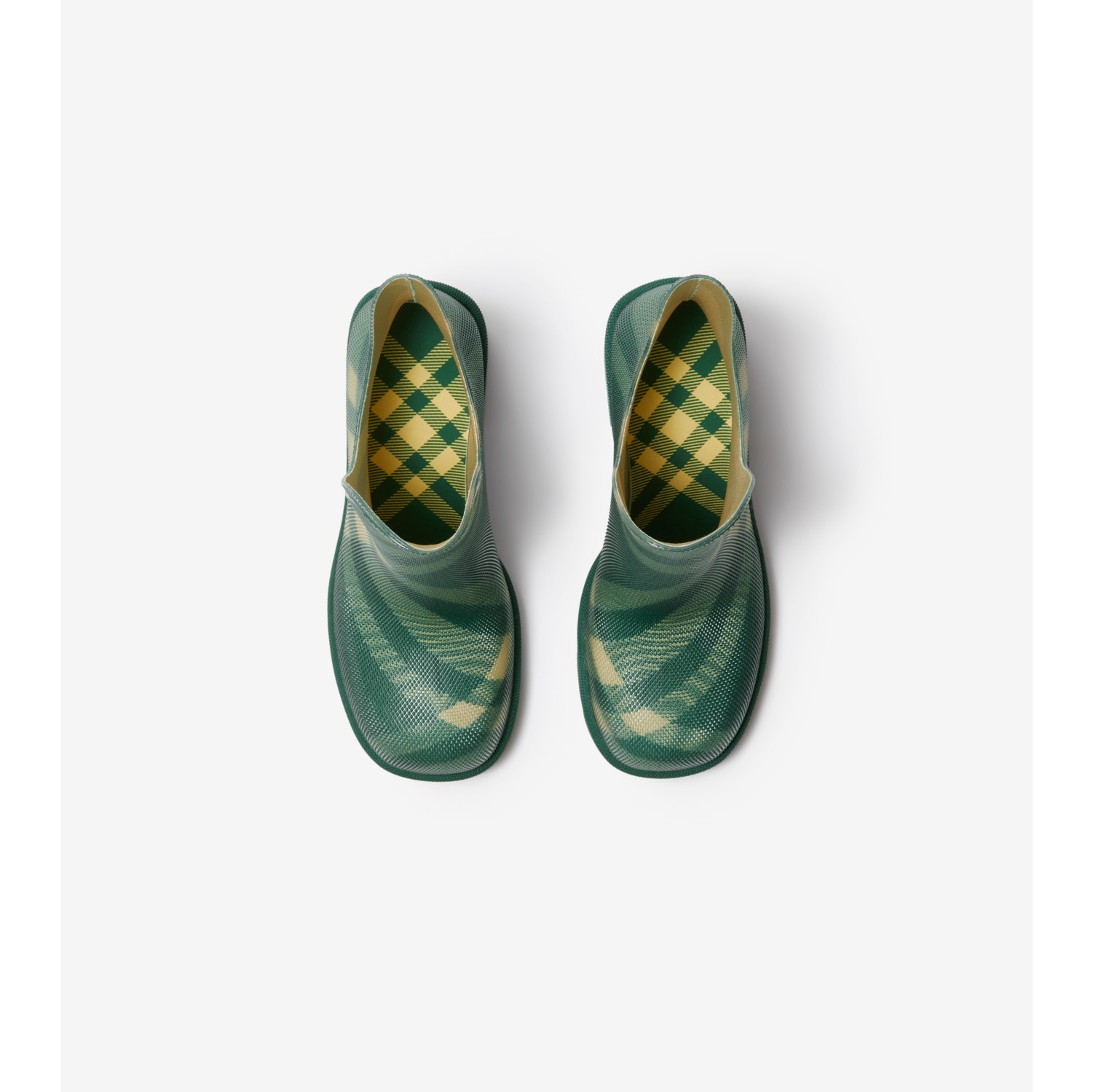 Burberry rain cheap boots green