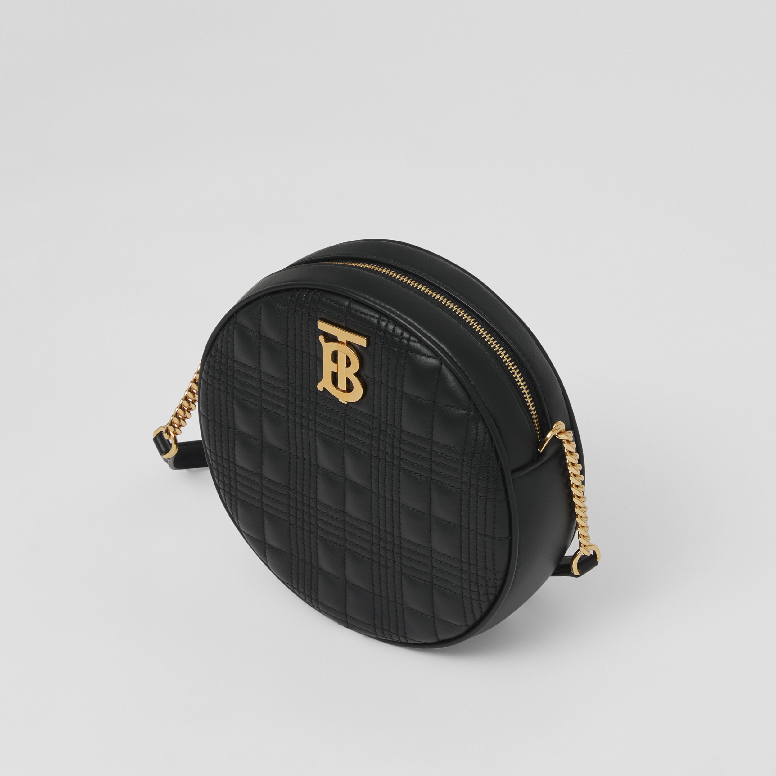 Quilted Lambskin Louise Bag in Black - Women | Burberry® Official - 4