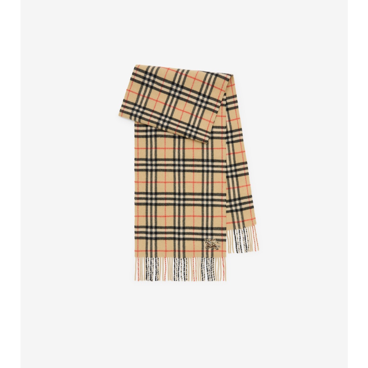  Check Cashmere Scarf