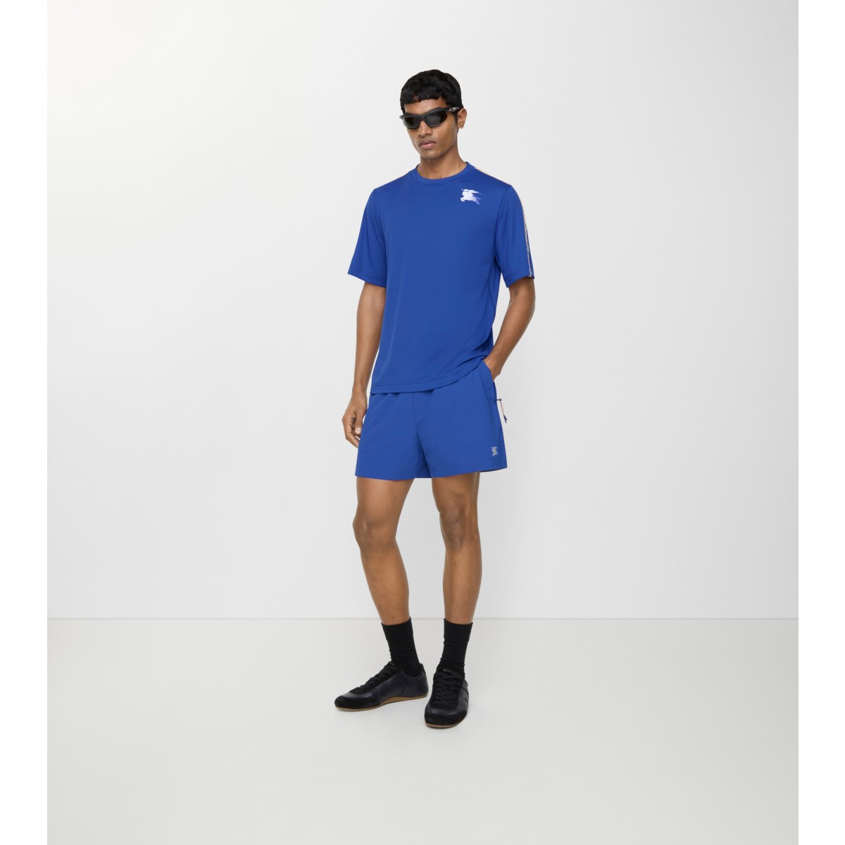  Check Stretch Nylon Shorts