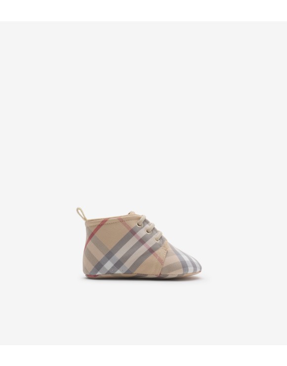 Chaussures en coton mélangé Check