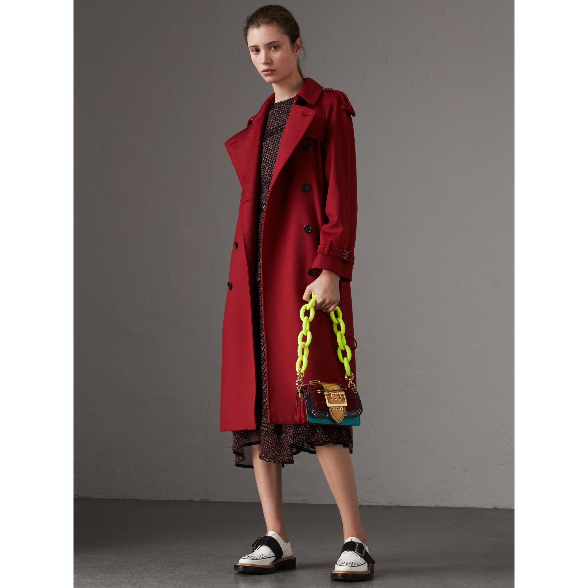 Cashmere Trench Coat in Parade Red - Women | Burberry United States