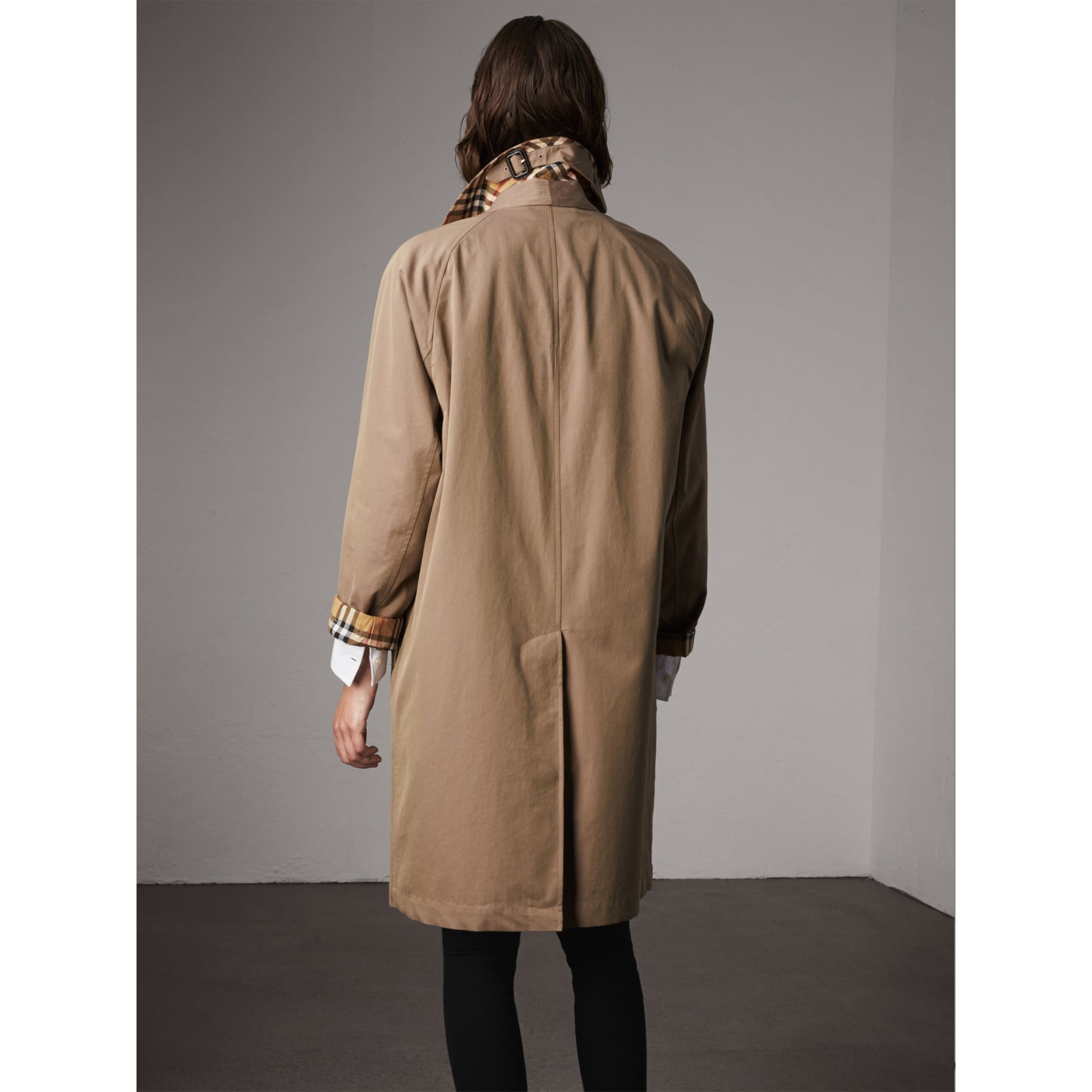 The Camden Car Coat in Taupe Brown - Women | Burberry United States