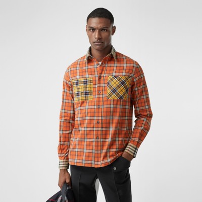 burberry flannel mens