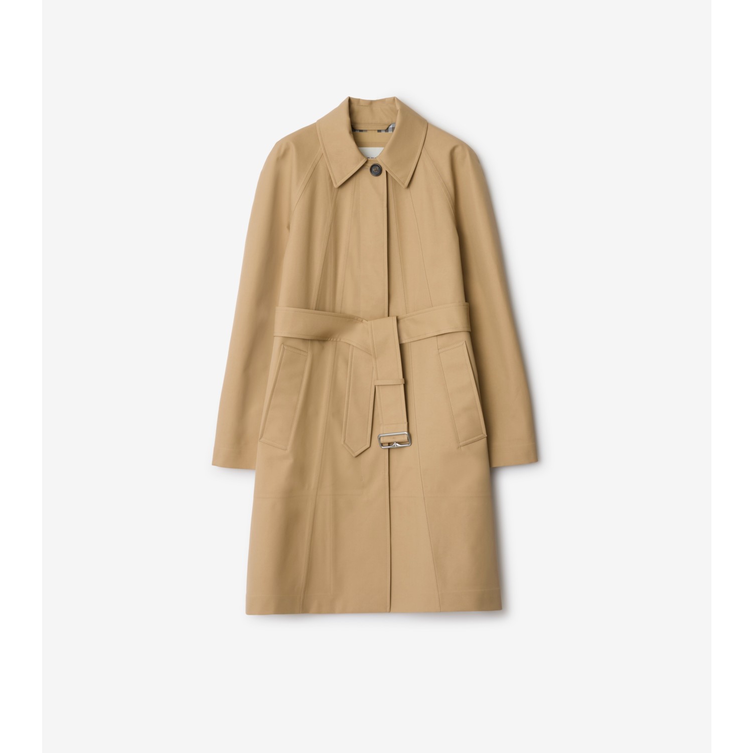 Mid-length Bonded Cotton Car Coat